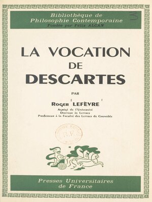 cover image of La vocation de Descartes